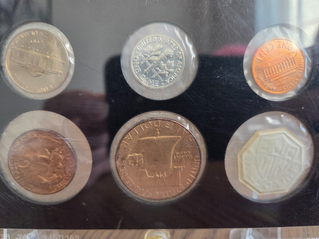 1961 U.S. Proof Set – Rainbow Toning – Original Mint Plastic in Holder – exact item photo 3
