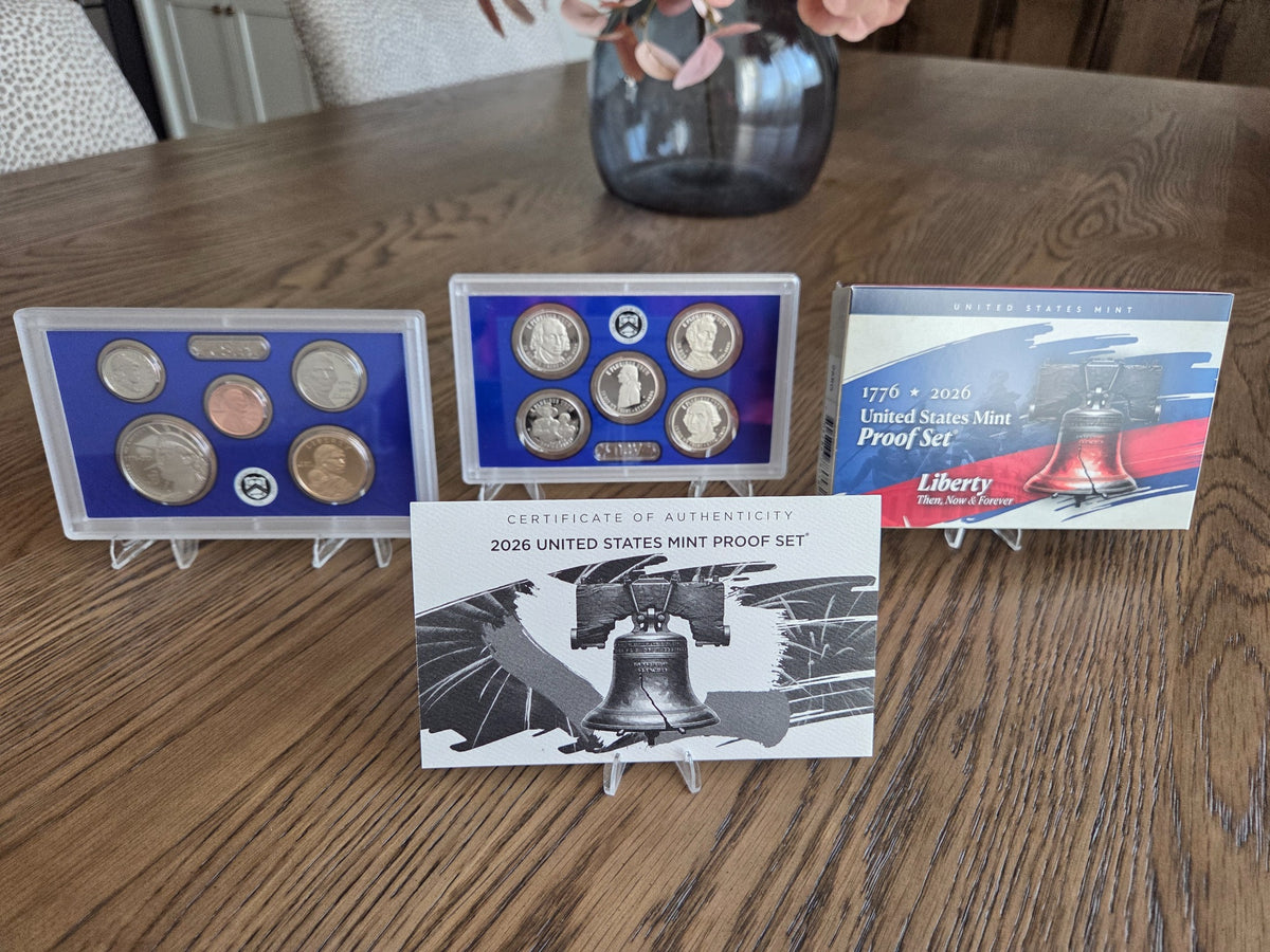 2026 S U.S. Mint Semiquincentennial Proof Set – complete set with both lenses, original box and certificate of authenticity