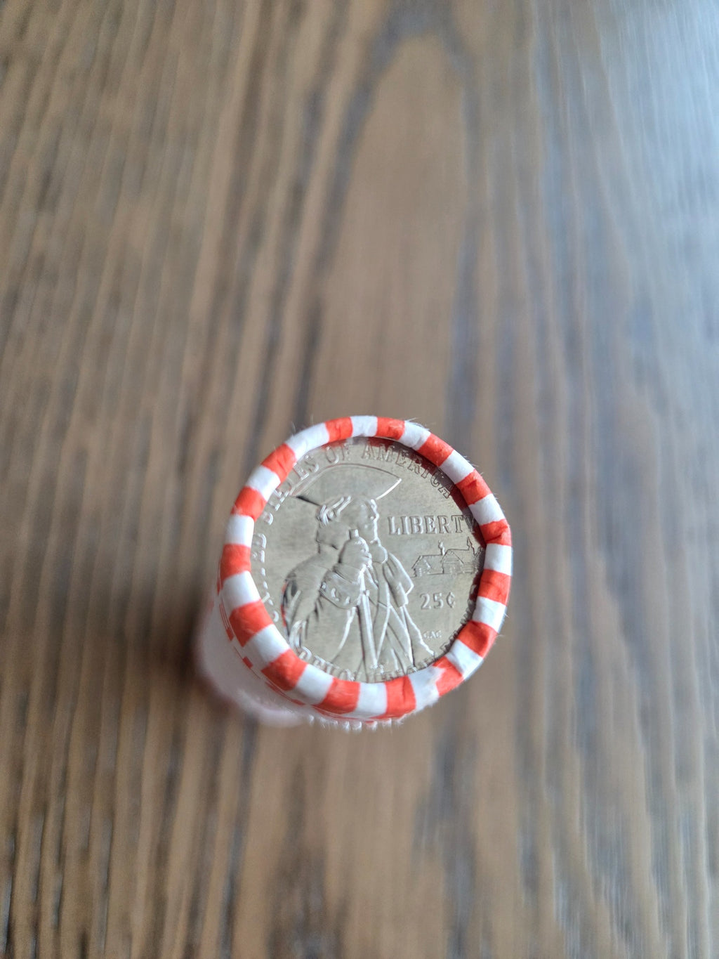 2026-D Revolutionary War Quarter Roll – 40 Coins –  rev