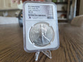 2021 Type 2 Silver Eagle NGC MS70 Illinois label — obverse