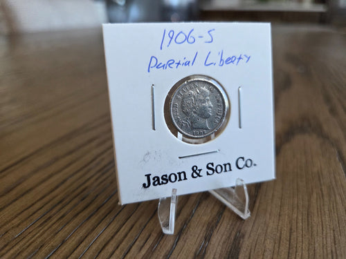 1906-S Barber dime obverse – exact coin BD0005