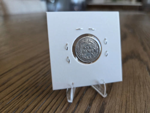 1906-S Barber dime reverse – exact coin BD0005