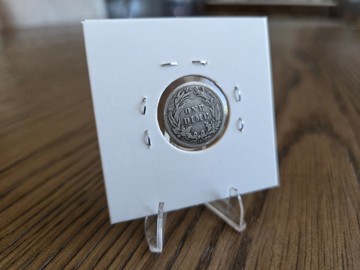 1910-D Barber dime reverse – exact coin BD0006