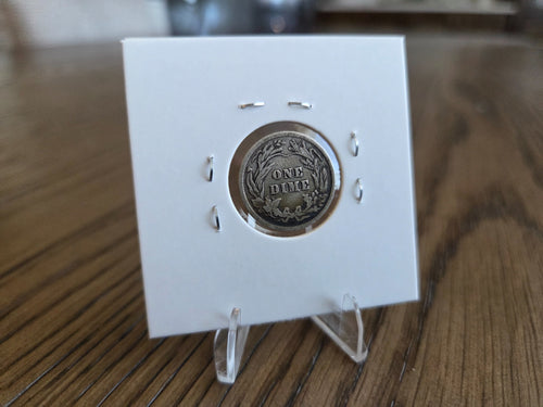 1899 Barber dime reverse – exact coin BD0007