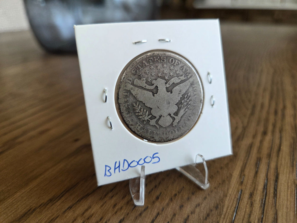 1904 Barber half dollar, reverse of exact coin BH0005