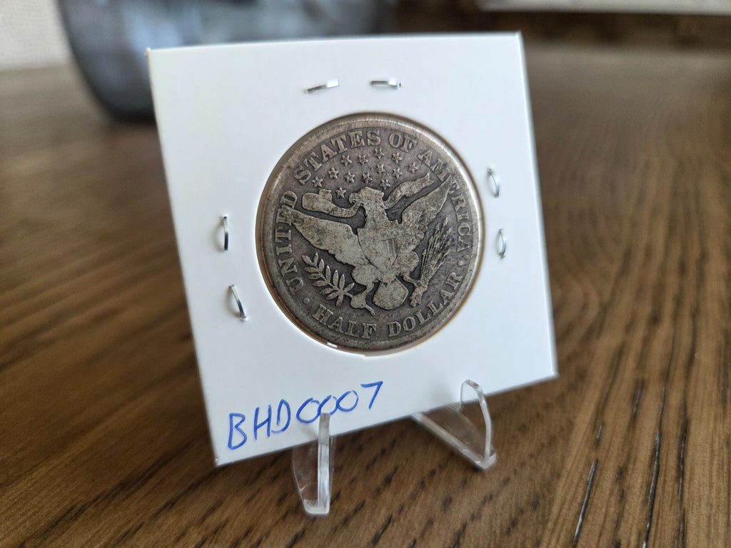 1912 Barber half dollar, reverse of exact coin BH0007