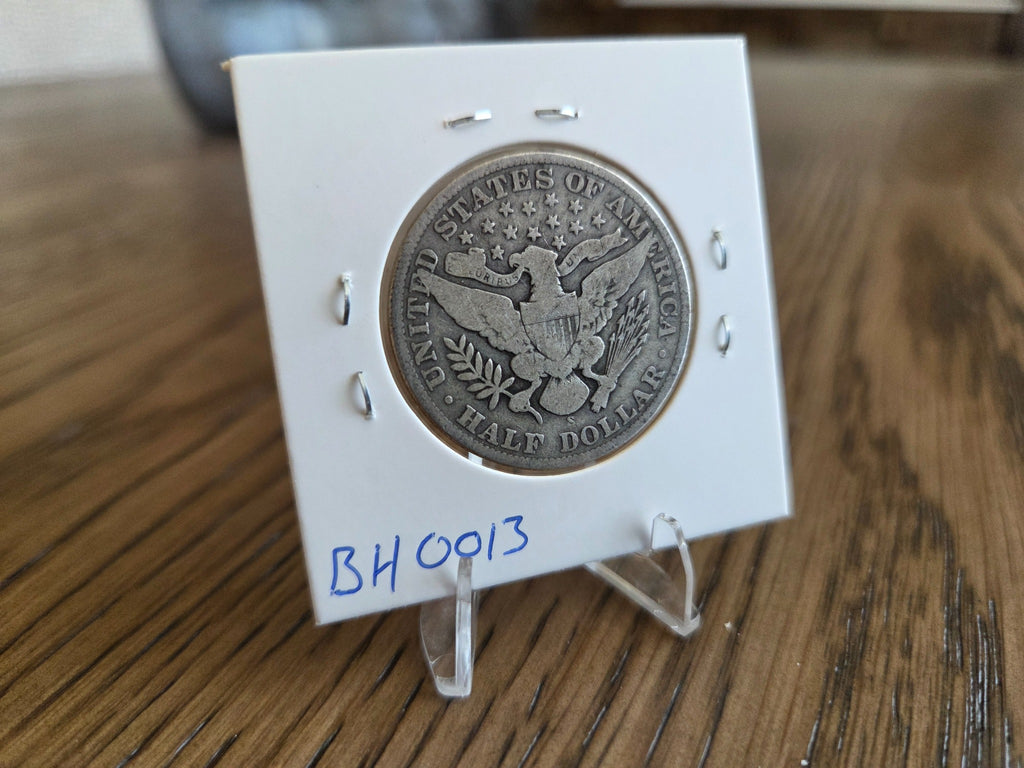 Reverse of exact 1910-S Barber Half Dollar BH0013