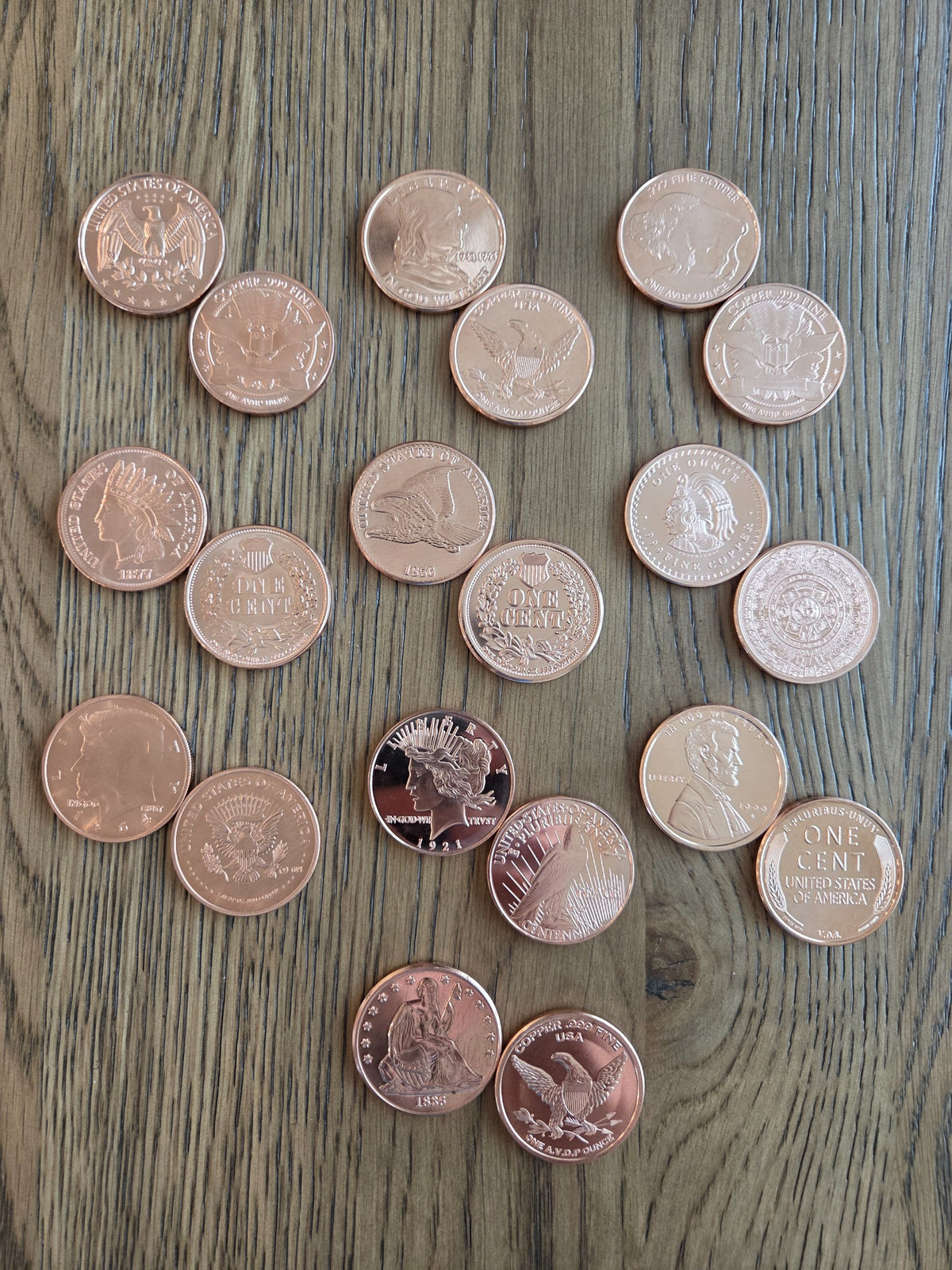 CUR001 – copper round designs