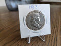 1963 Franklin half dollar, obverse of exact coin FH0008