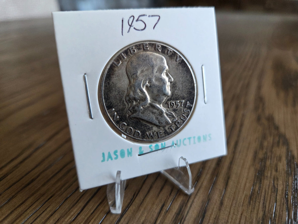 1957 Franklin Half Dollar obverse