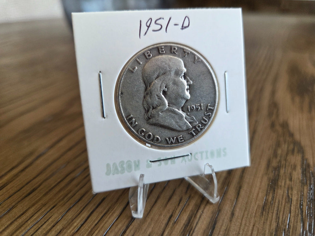 1951-D Franklin Half Dollar obverse