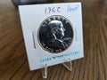 1962 Franklin 90% Silver Proof Half Dollar obverse, exact coin, SKU FH0019