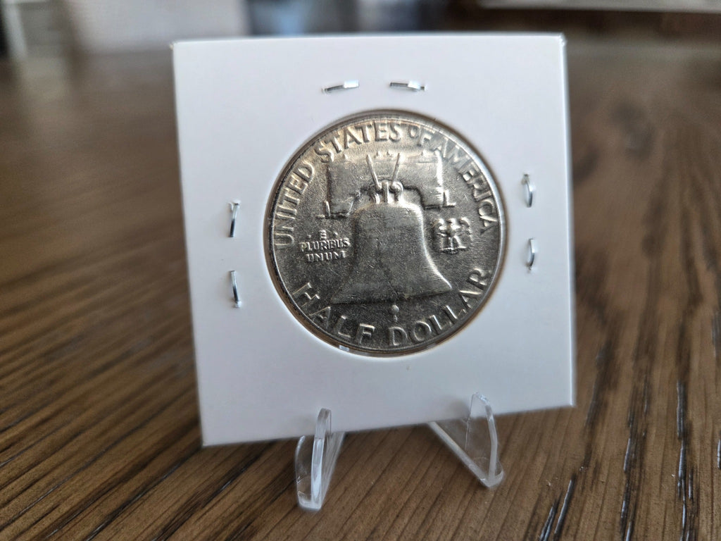 1954 Franklin Half Dollar reverse - exact coin FH0021