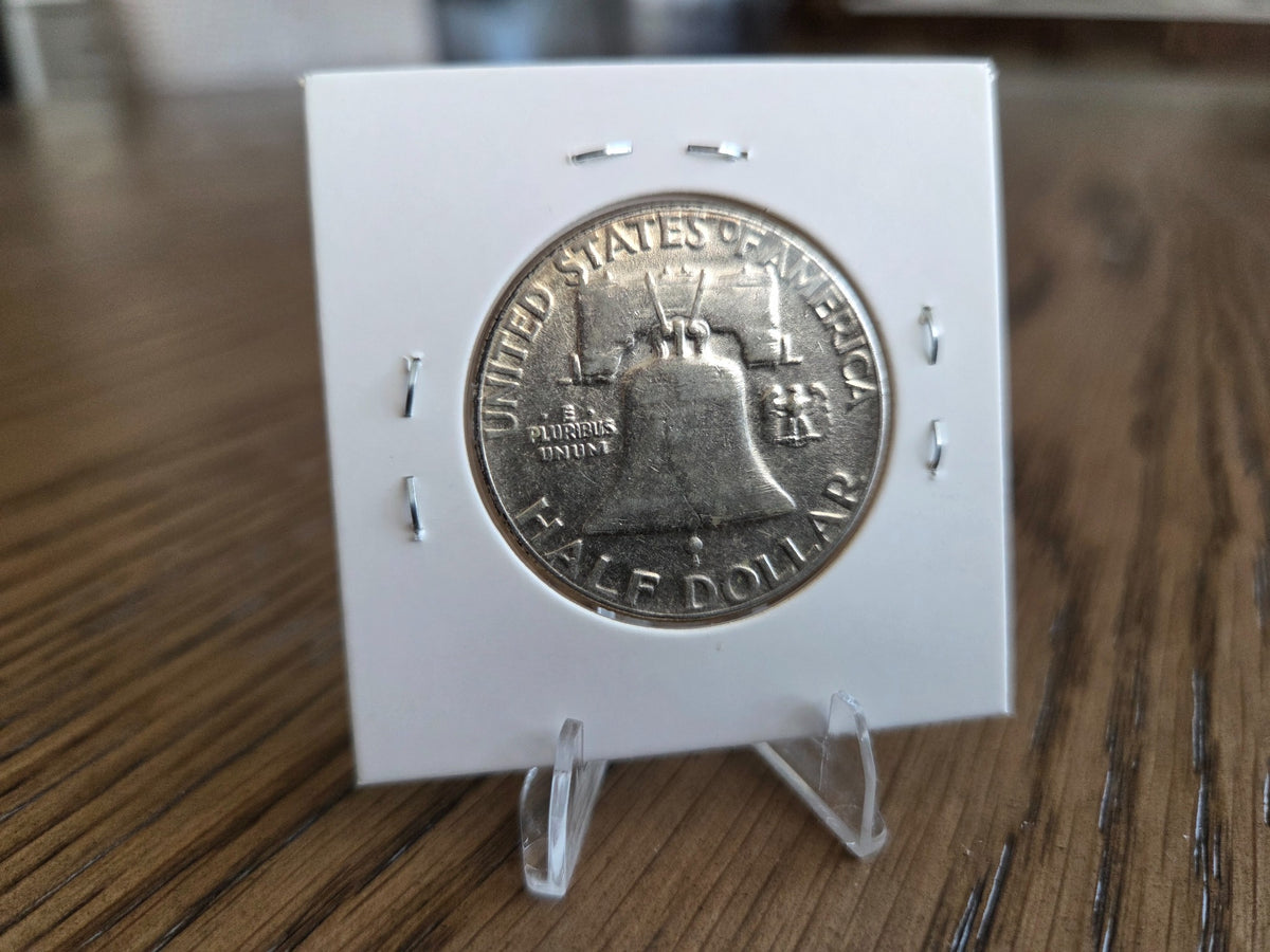 1954 Franklin Half Dollar reverse - exact coin FH0021