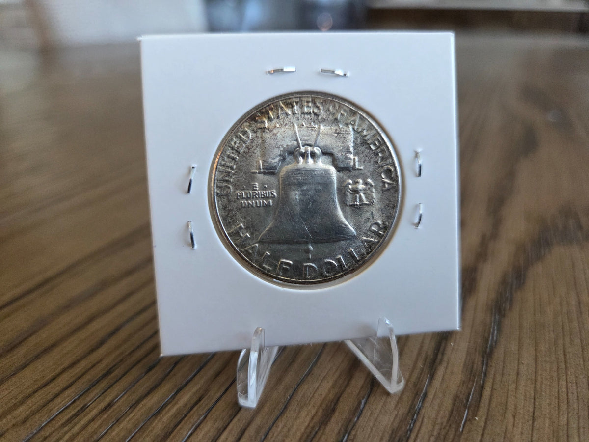 1954 Franklin half dollar reverse – exact coin FH0024
