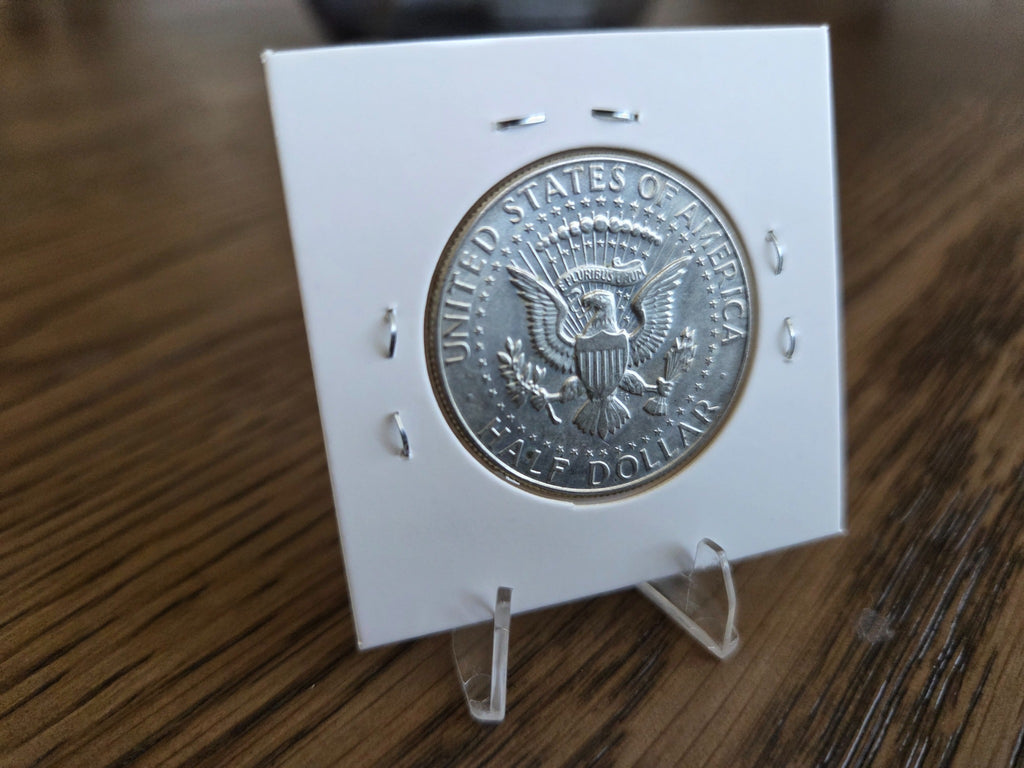 1967 Kennedy half dollar, reverse of exact coin KH0003