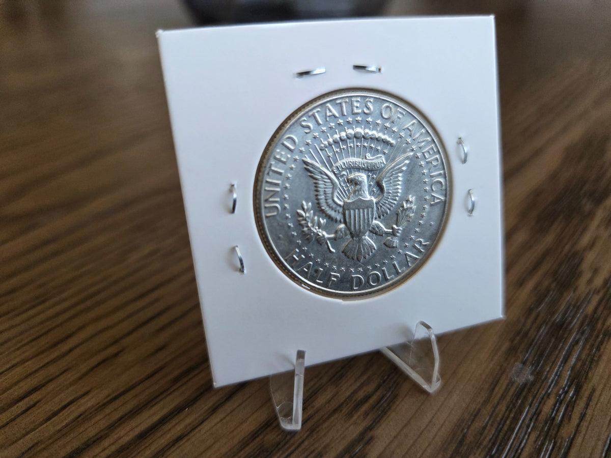 1967 Kennedy half dollar, reverse of exact coin KH0003