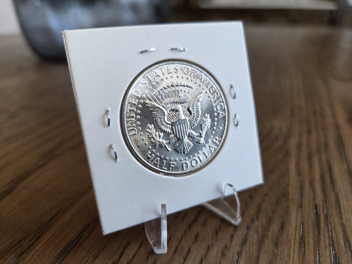 1964 Kennedy Half Dollar – 90% Silver, reverse of exact coin KH0006