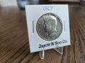 1967 Kennedy Half Dollar – 40% Silver – obverse – exact coin KH0013
