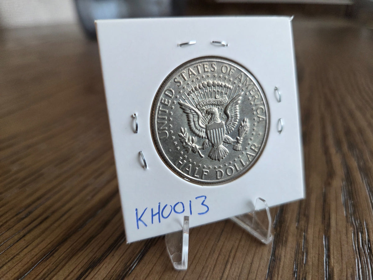 1967 Kennedy Half Dollar – 40% Silver – reverse – exact coin KH0013