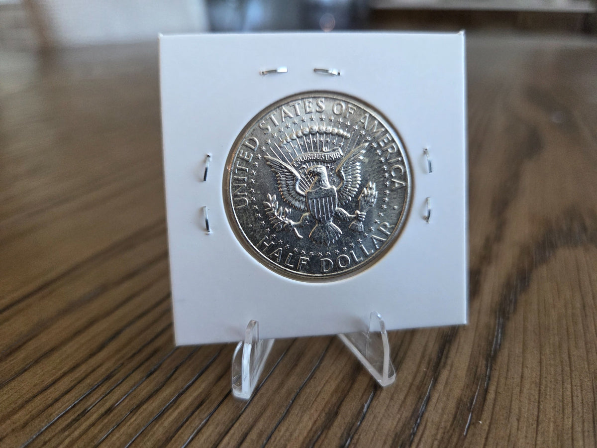 1964 Kennedy half dollar reverse – exact coin KH0015