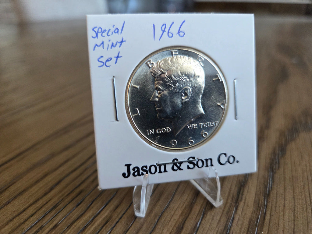 1966 SMS Kennedy half dollar obverse – exact coin KH0018