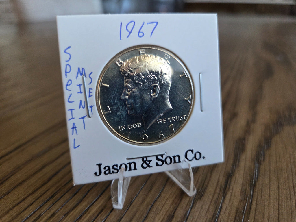 1967 SMS Kennedy half dollar obverse – exact coin KH0019