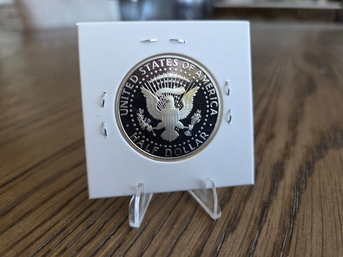 2007-S silver Proof Kennedy half dollar — reverse
