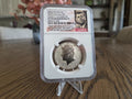 2019-S Kennedy Half Dollar – Apollo 11 Set – NGC PF70 Enhanced Reverse Proof – obverse and holder