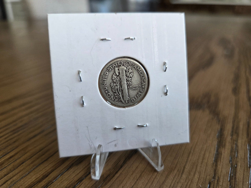 1923 Mercury dime reverse - exact coin MD0006