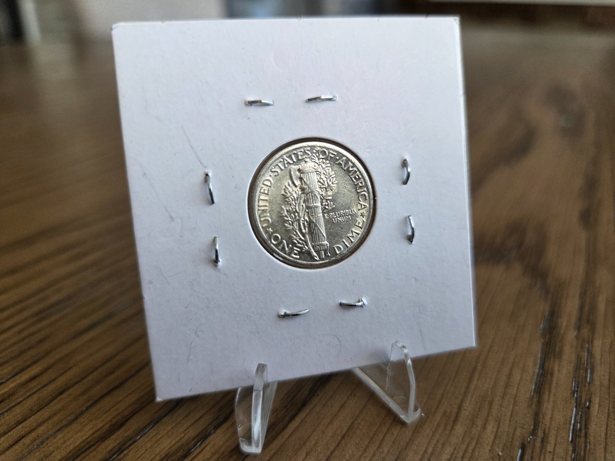 1937 Mercury dime reverse - exact coin MD0007