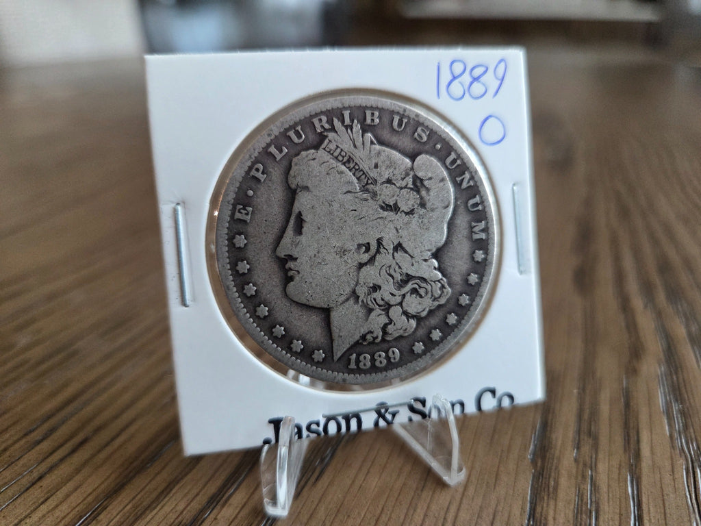 1889-O Morgan Silver Dollar – New Orleans – 90% Silver – obverse – exact coin MSD0002