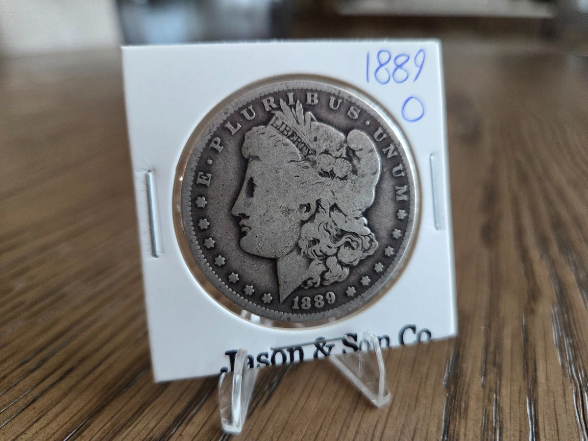 1889-O Morgan Silver Dollar – New Orleans – 90% Silver – obverse – exact coin MSD0002