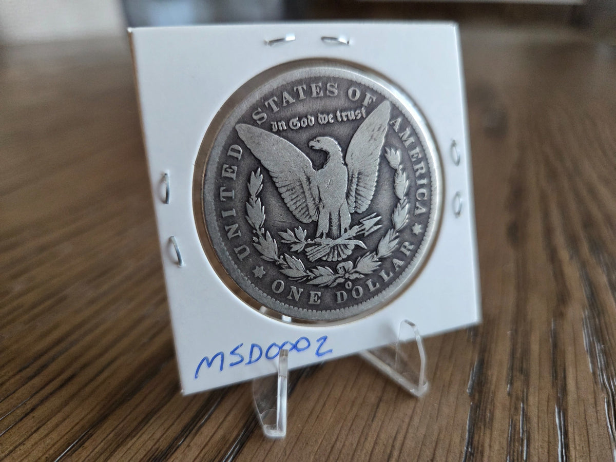 1889-O Morgan Silver Dollar – New Orleans – 90% Silver – reverse – exact coin MSD0002
