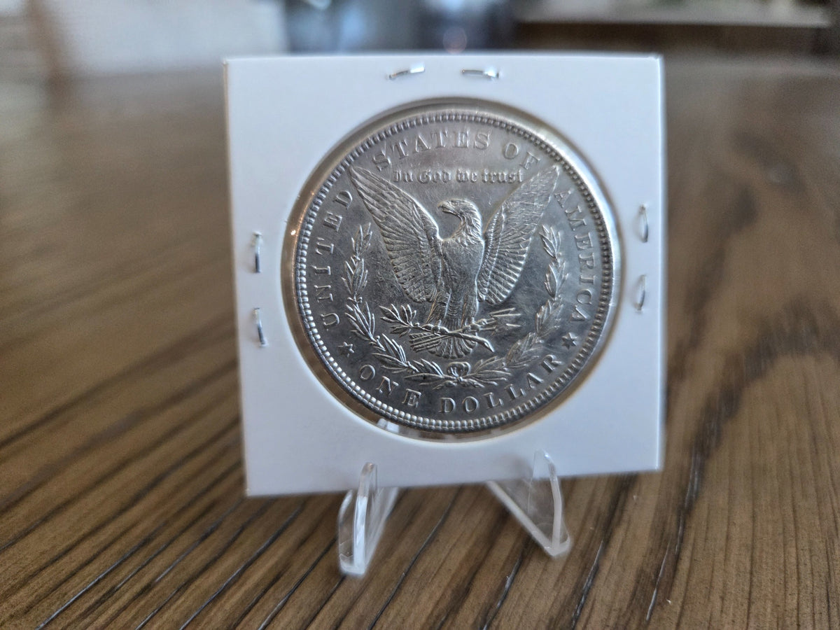 1896 Morgan silver dollar reverse – exact coin MSD0003
