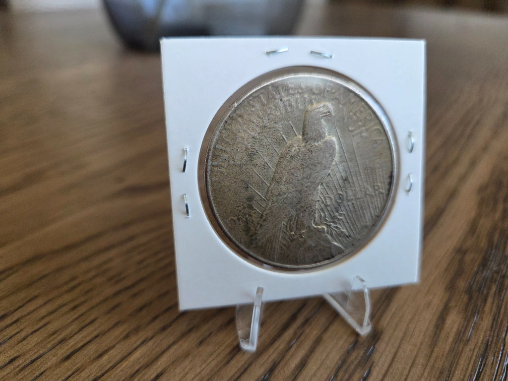 1935 Peace dollar, reverse of exact coin PSD0001