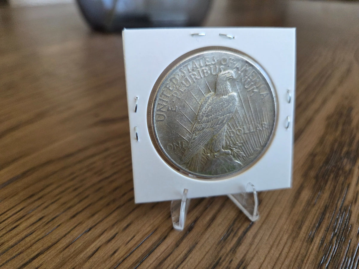1922 Peace dollar, reverse of exact coin PSD0002