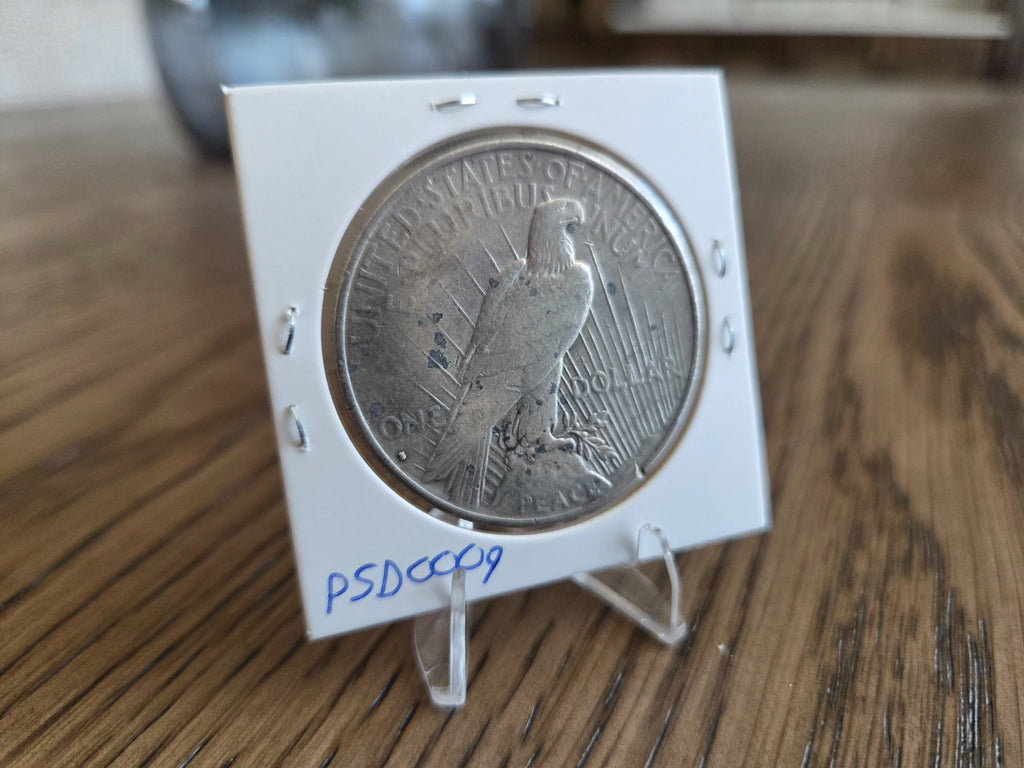 Reverse of exact 1935-S Peace Dollar PSD0009