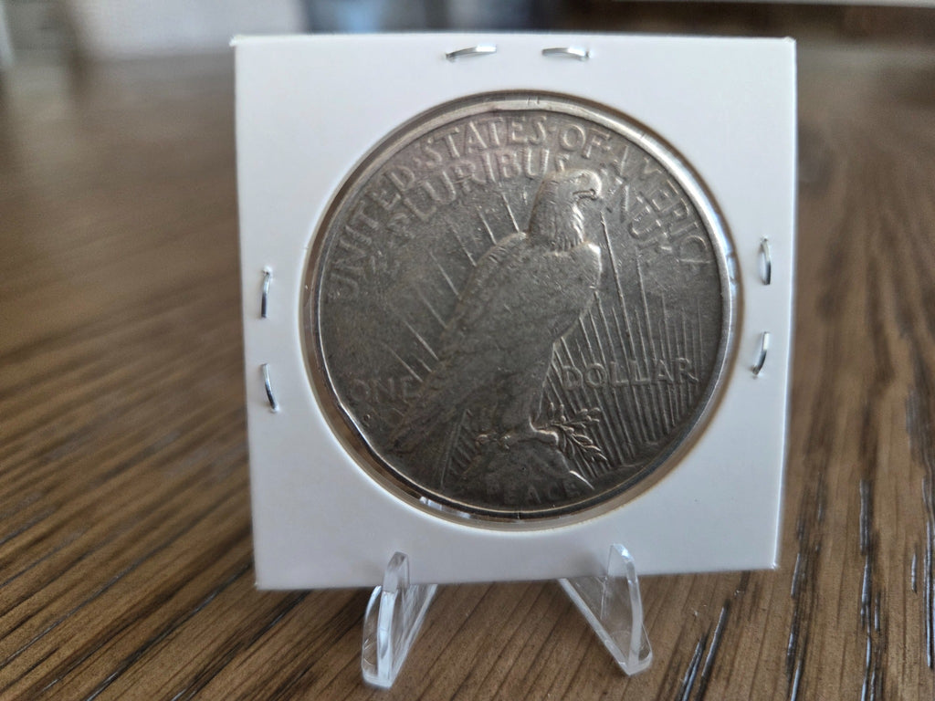 1934-D Peace Dollar, reverse, exact coin PSD0011