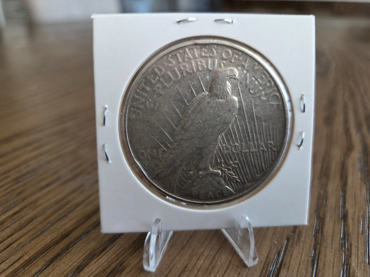1934-D Peace Dollar, reverse, exact coin PSD0011