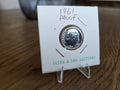 1961 Roosevelt Proof Dime – 90% Silver, obverse of exact coin RD0001