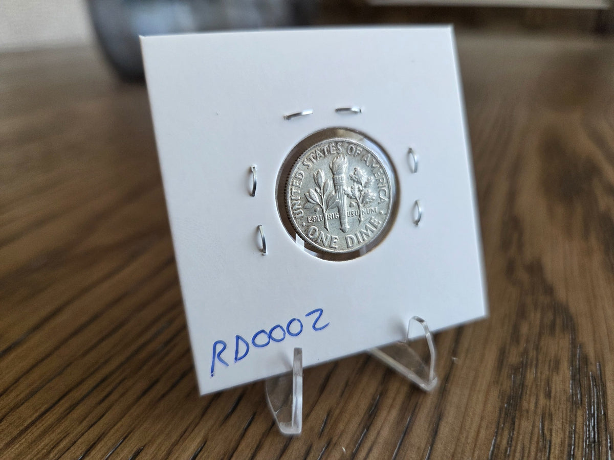 Reverse of exact 1964 Roosevelt dime RD0002