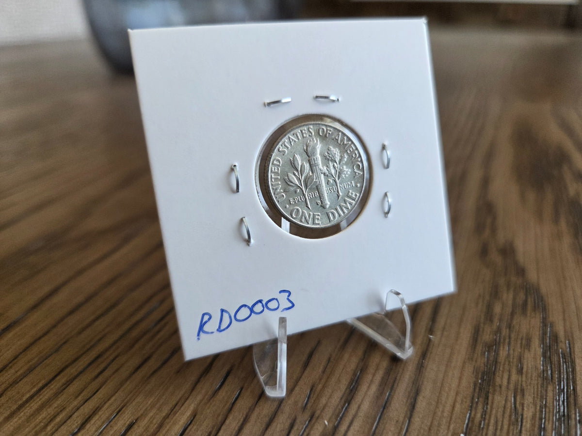 Reverse of exact 1963-D Roosevelt dime RD0003
