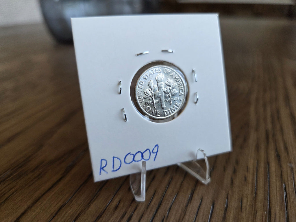 1964 Roosevelt Dime reverse, exact coin, SKU RD0009