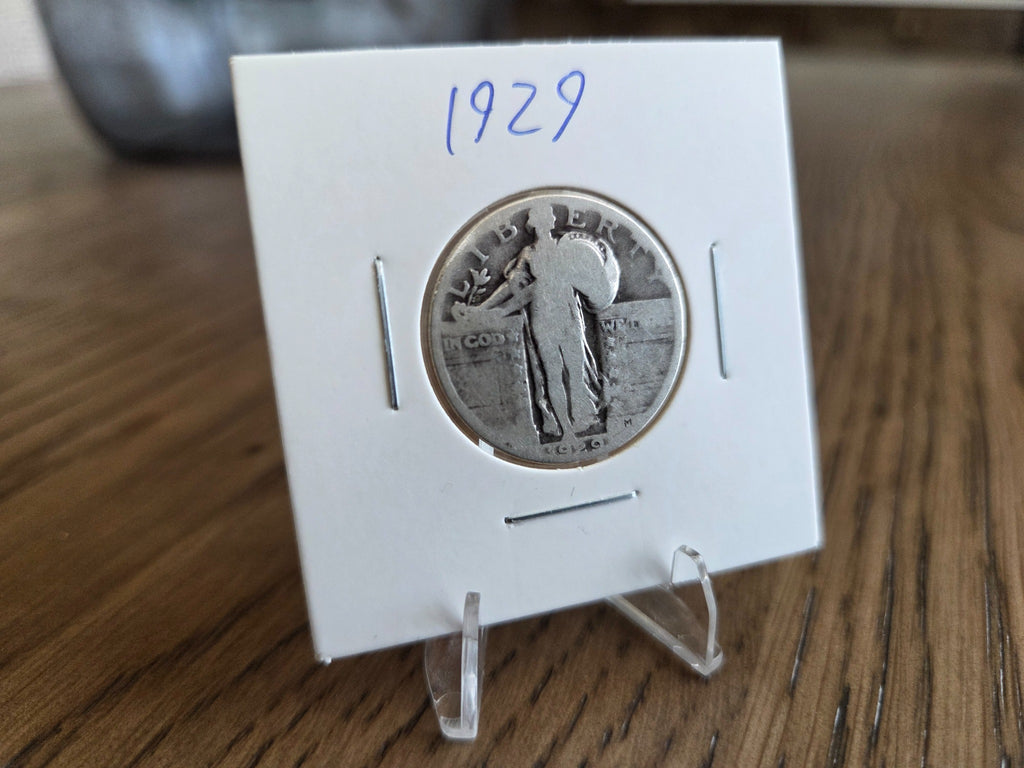 1929 Standing Liberty quarter, obverse of exact coin SLQ0001