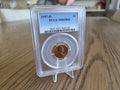 1957-D Lincoln wheat cent PCGS MS65RD — obverse