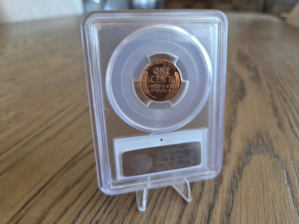 1957-D Lincoln wheat cent PCGS MS65RD — reverse