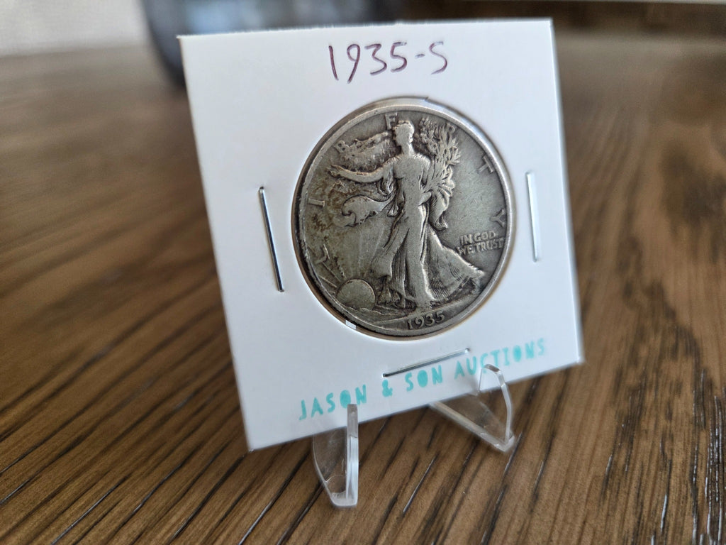 1935-S Walking Liberty Half Dollar obverse