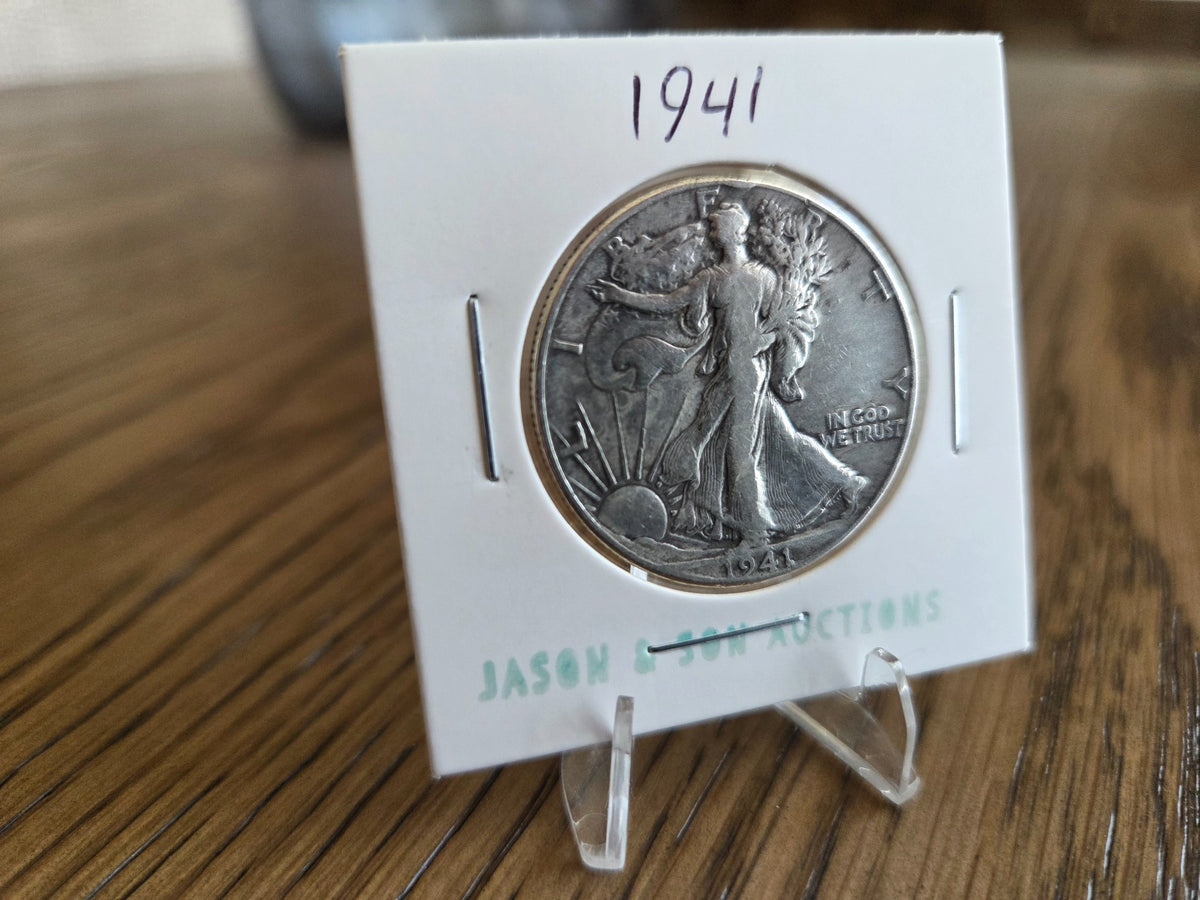 1941 Walking Liberty Half Dollar obverse