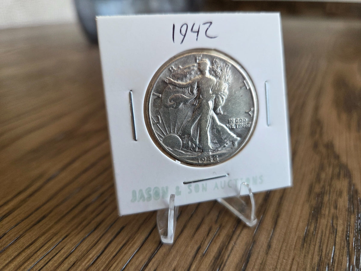 1942 Walking Liberty Half Dollar obverse